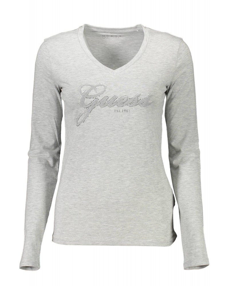 GUESS JEANS T-SHIRT MANICHE LUNGHE Donna