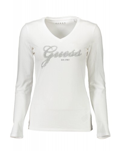 GUESS JEANS T-SHIRT MANICHE LUNGHE Donna