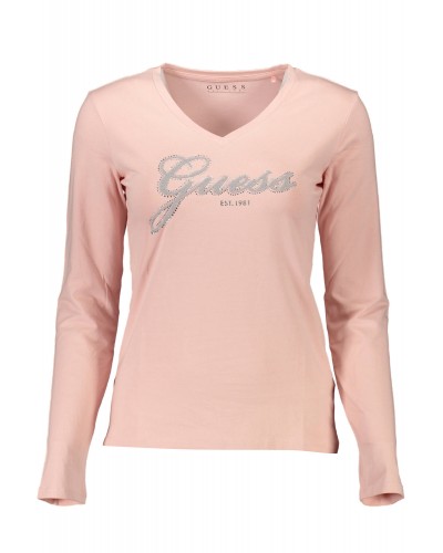 GUESS JEANS T-SHIRT MANICHE LUNGHE Donna