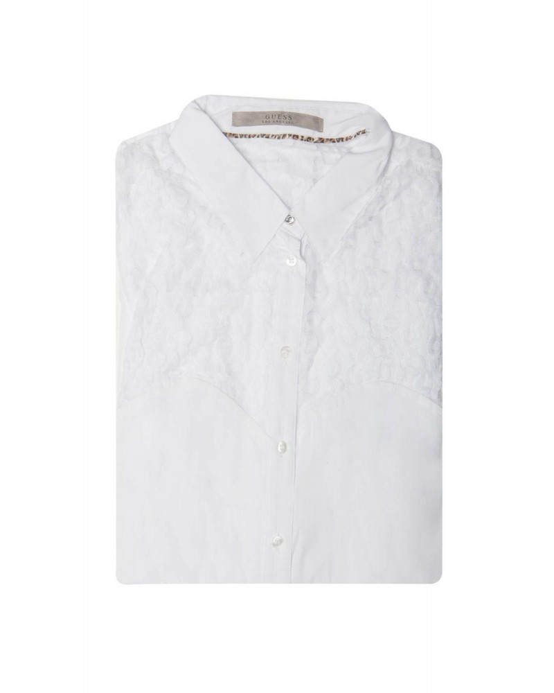 GUESS JEANS CAMICIA MANICHE LUNGHE Donna