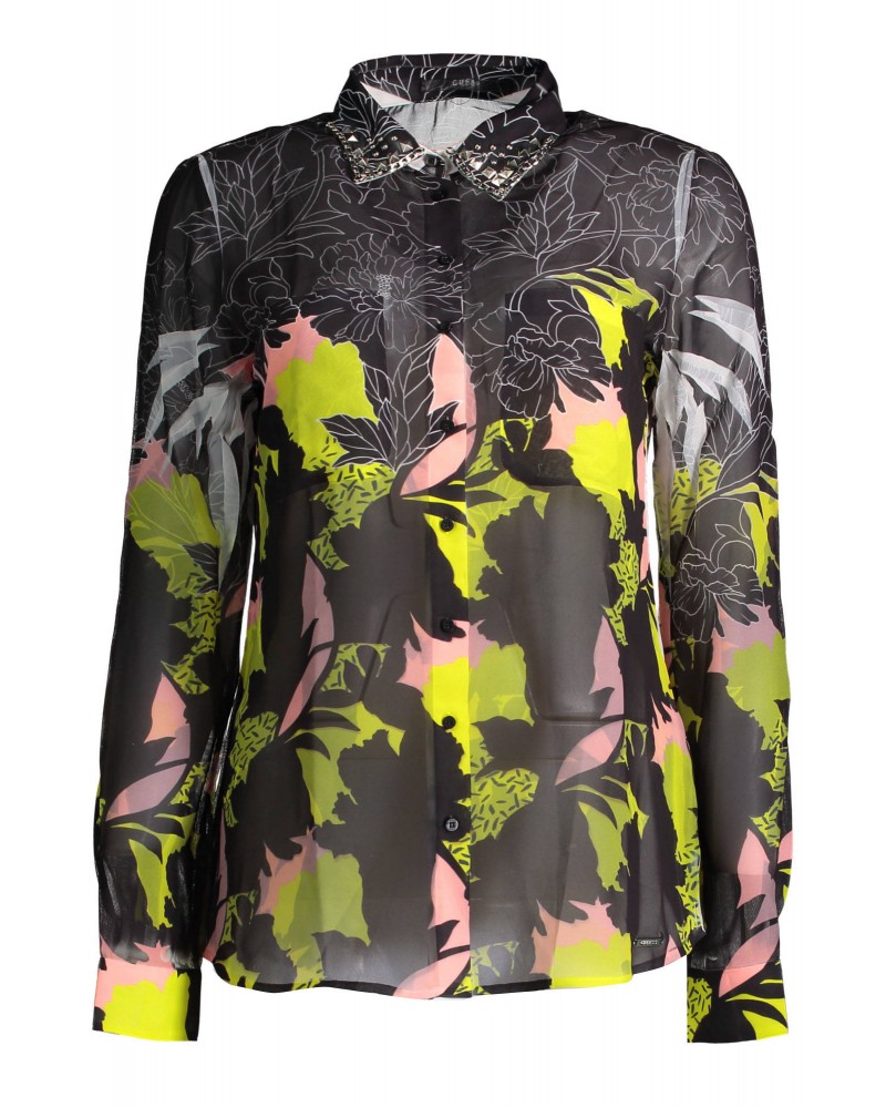 GUESS JEANS CAMICIA MANICHE LUNGHE Donna