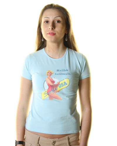 JUST FOR YOU T-SHIRT MANICHE CORTE Donna