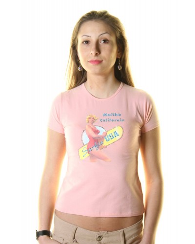 JUST FOR YOU T-SHIRT MANICHE CORTE Donna