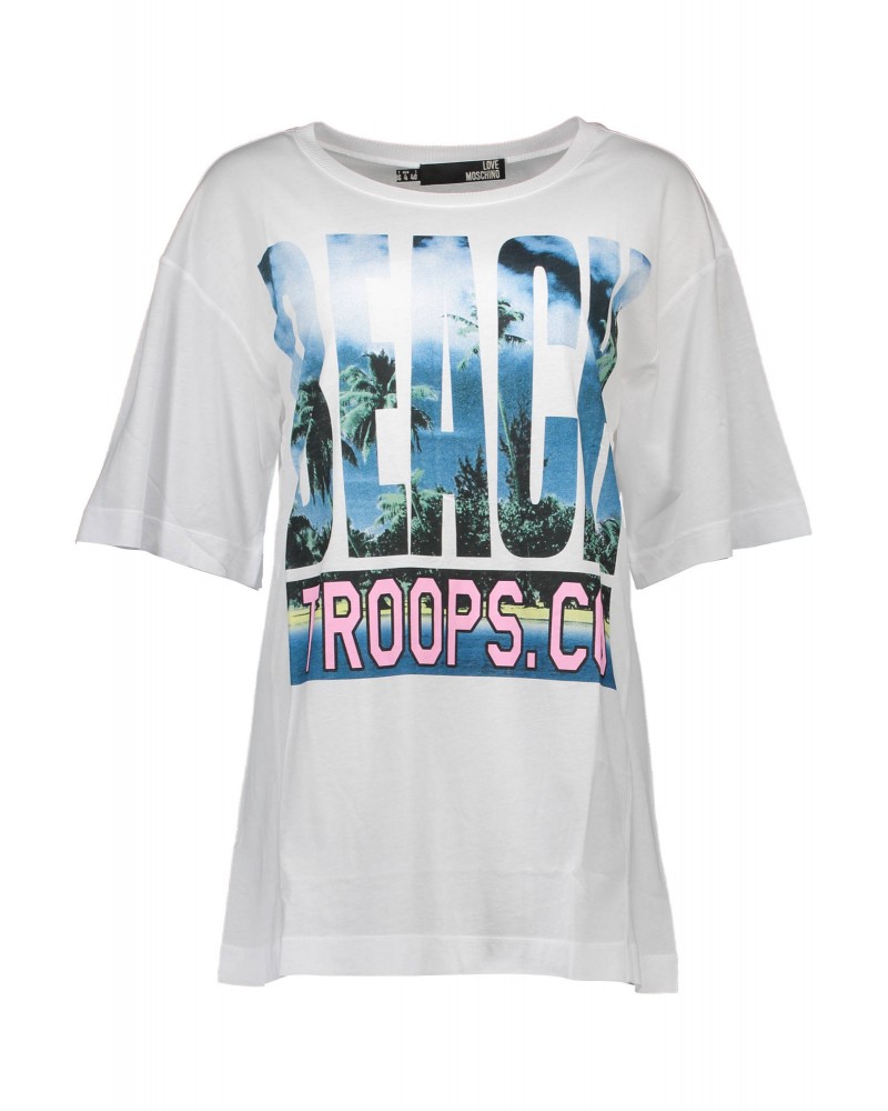 LOVE MOSCHINO T-SHIRT MANICHE CORTE Donna