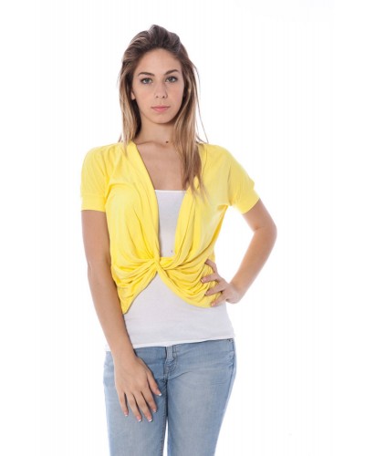 NANCY N. T-SHIRT MANICHE CORTE Donna