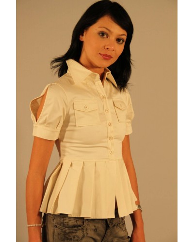 PATRIZIA PEPE CAMICIA MANICHE CORTE Donna