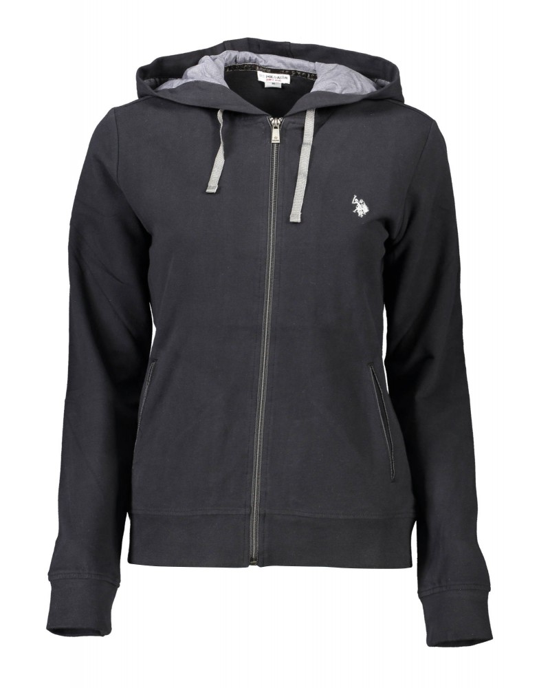 U.S. POLO FELPA CON ZIP Donna