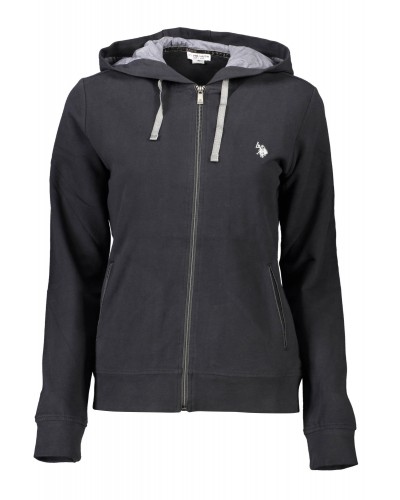 U.S. POLO FELPA CON ZIP Donna