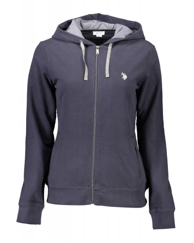 U.S. POLO FELPA CON ZIP Donna