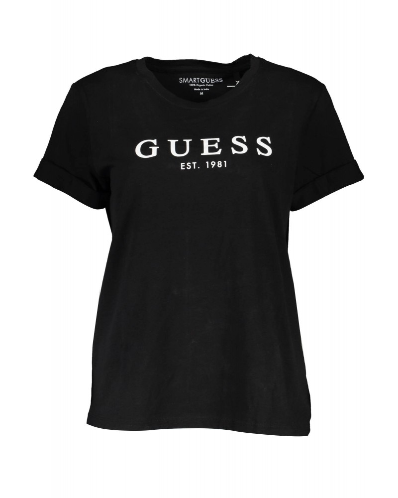 GUESS JEANS T-SHIRT MANICHE CORTE Donna
