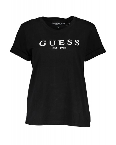 GUESS JEANS T-SHIRT MANICHE CORTE Donna