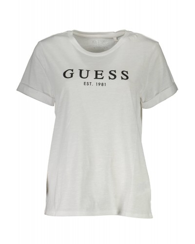 GUESS JEANS T-SHIRT MANICHE CORTE Donna