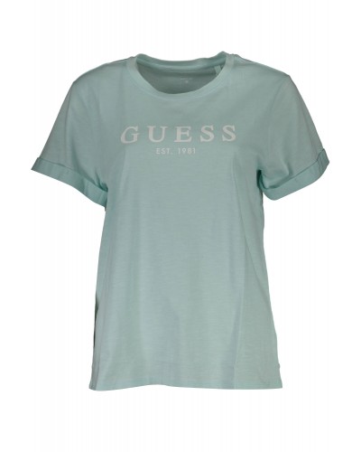 GUESS JEANS T-SHIRT MANICHE CORTE Donna