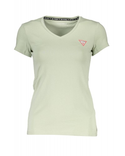 GUESS JEANS T-SHIRT MANICHE CORTE Donna