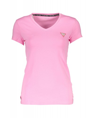 GUESS JEANS T-SHIRT MANICHE CORTE Donna