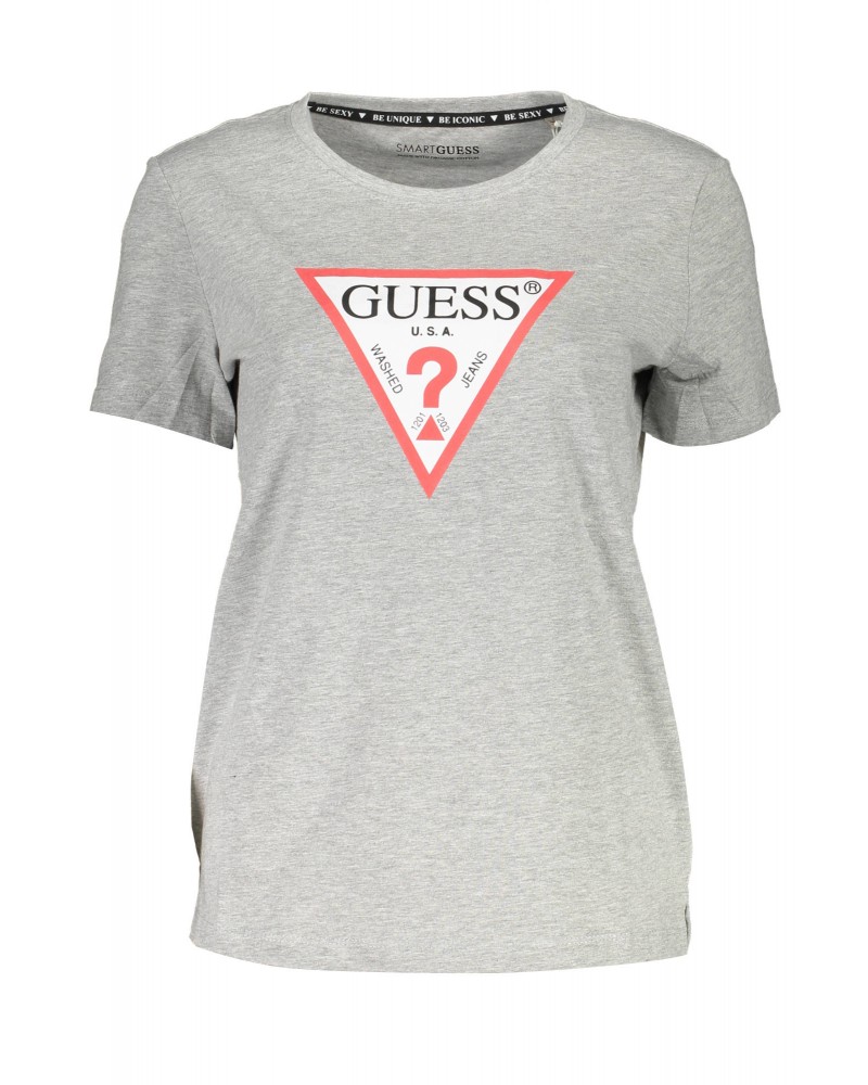 GUESS JEANS T-SHIRT MANICHE CORTE Donna