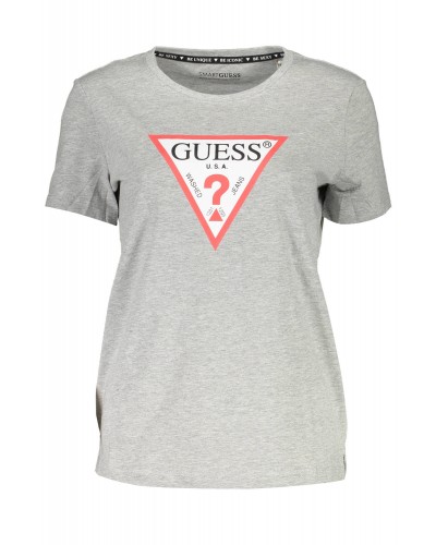 GUESS JEANS T-SHIRT MANICHE CORTE Donna