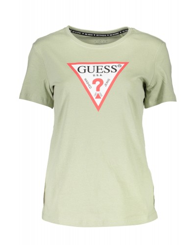 GUESS JEANS T-SHIRT MANICHE CORTE Donna