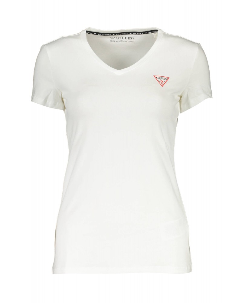 GUESS JEANS T-SHIRT MANICHE CORTE Donna