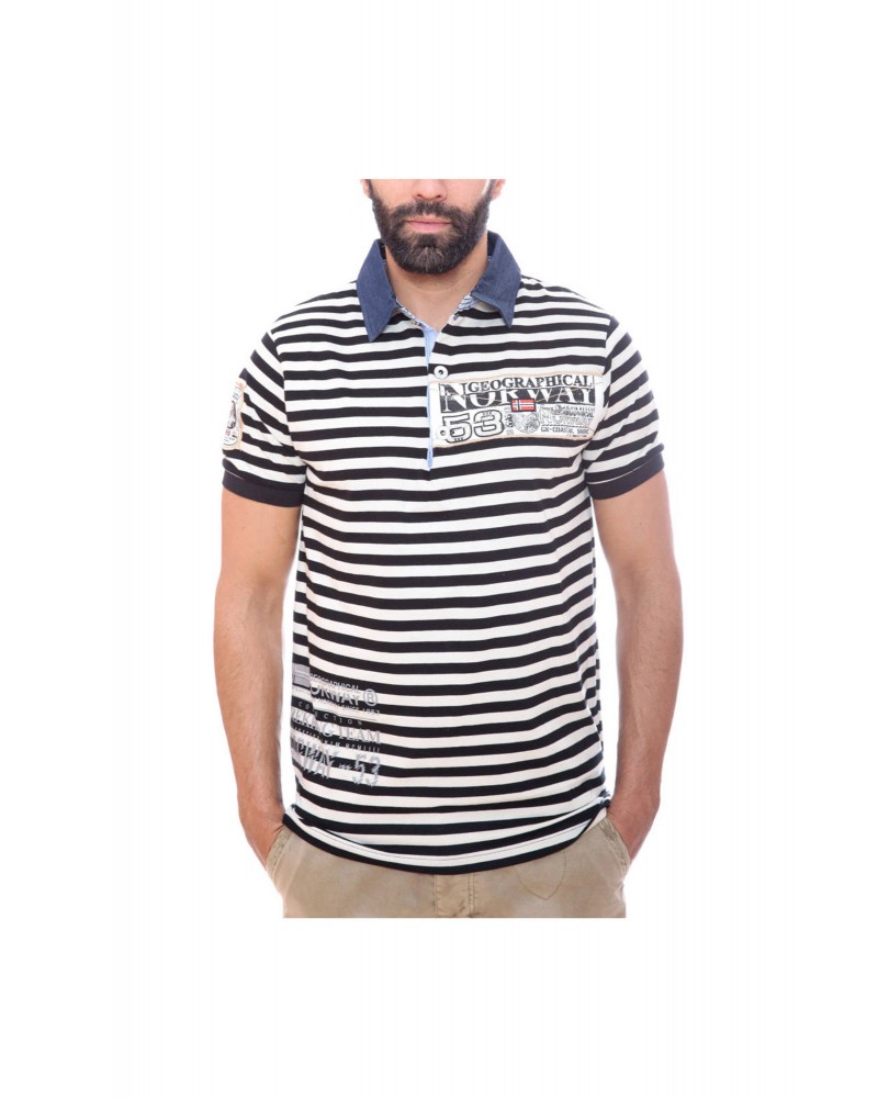GEOGRAPHICAL NORWAY POLO MANICHE CORTE Uomo