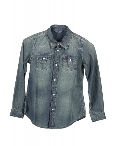 GUESS JEANS CAMICIA MANICHE LUNGHE Bambino