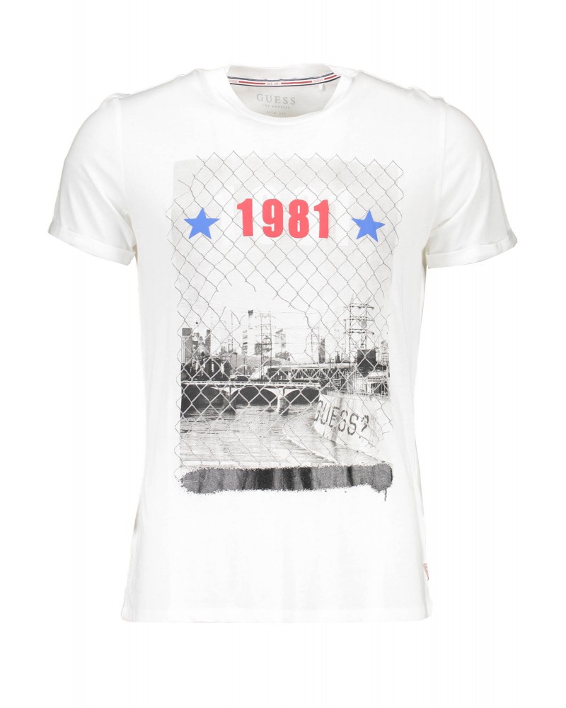 GUESS JEANS T-SHIRT MANICHE CORTE Uomo