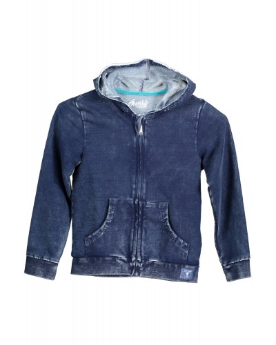 GUESS JEANS FELPA CON ZIP Bambino