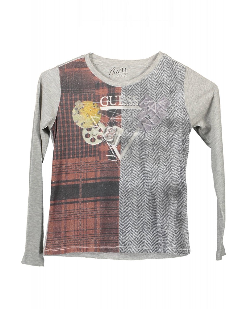 GUESS JEANS T-SHIRT MANICHE LUNGHE Bambino