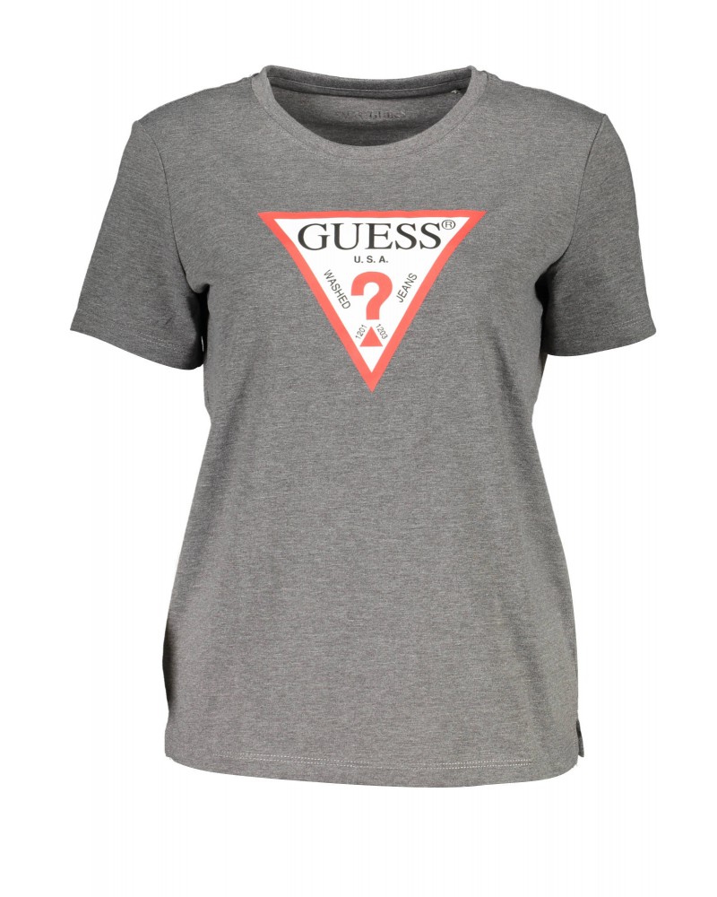 GUESS JEANS T-SHIRT MANICHE CORTE Donna